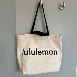 Lululemon Double Handle Canvas Tote Bag - 17L